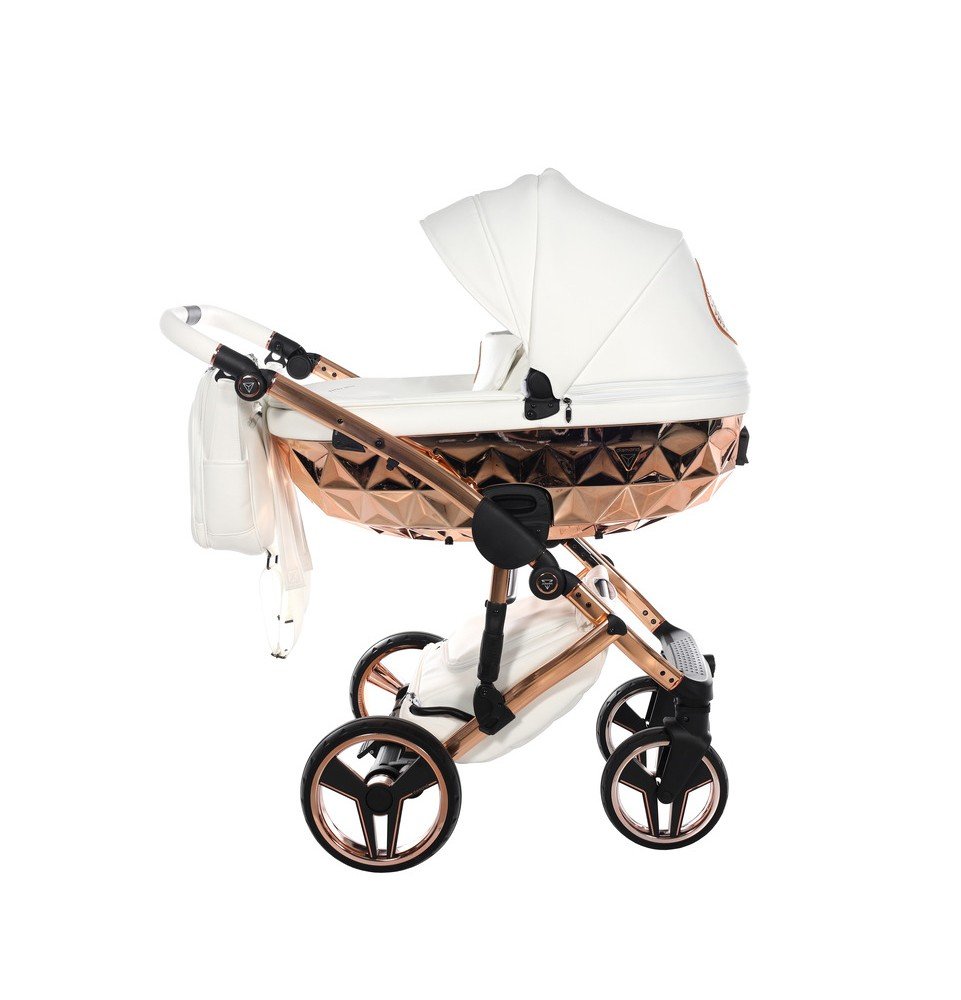 Universalus vežimėlis Junama HandCraft 2in1, White/Copper