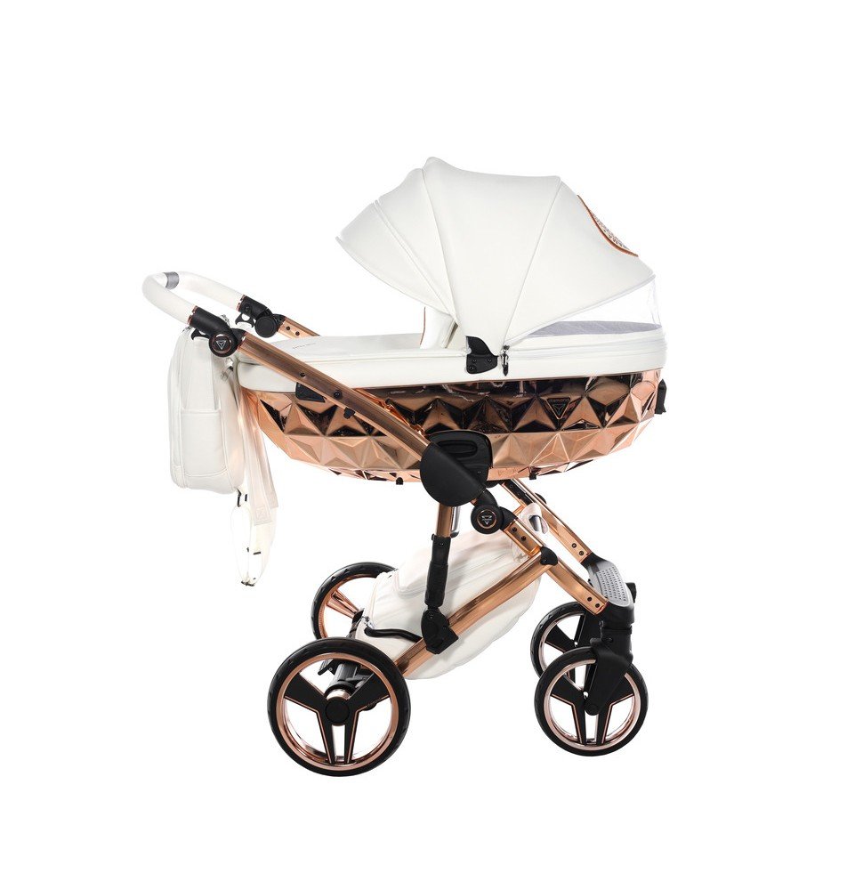 Universalus vežimėlis Junama HandCraft 2in1, White/Copper