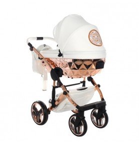 Universalus vežimėlis Junama HandCraft 2in1, White/Copper