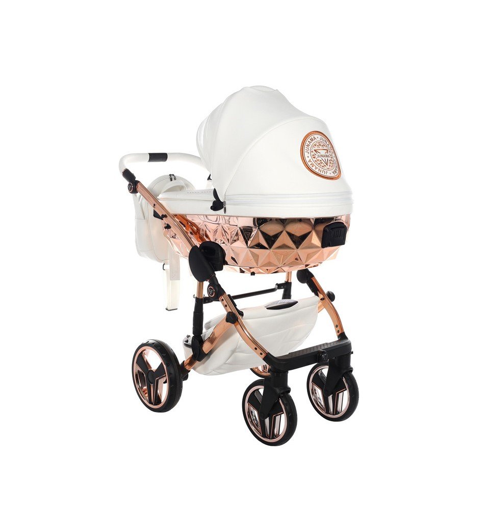 Universalus vežimėlis Junama HandCraft 2in1, White/Copper