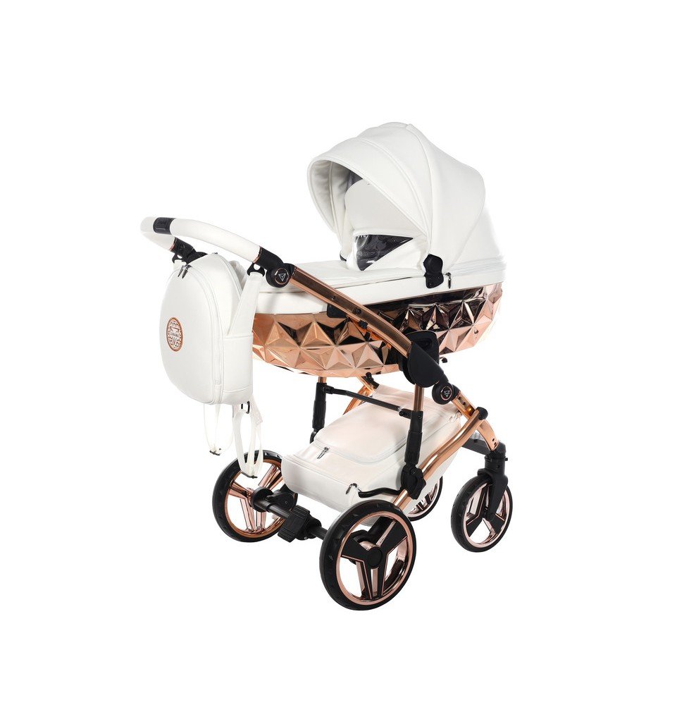 Universalus vežimėlis Junama HandCraft 2in1, White/Copper