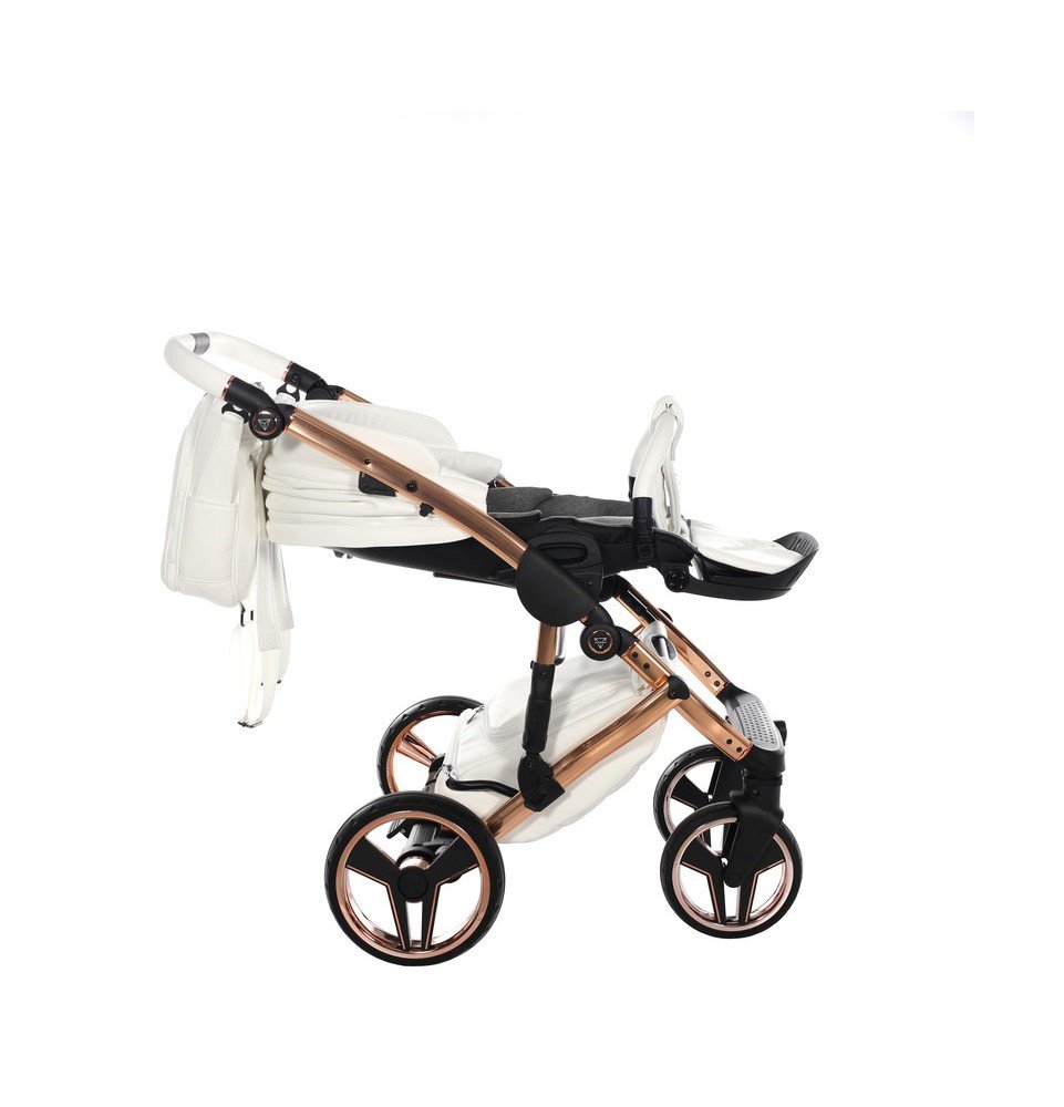 Universalus vežimėlis Junama HandCraft 2in1, White/Copper