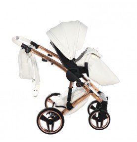 Universalus vežimėlis Junama HandCraft 2in1, White/Copper