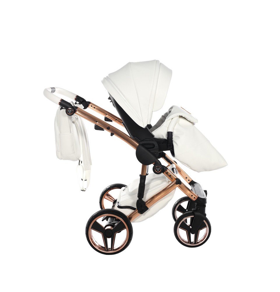 Universalus vežimėlis Junama HandCraft 2in1, White/Copper