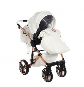 Universalus vežimėlis Junama HandCraft 2in1, White/Copper