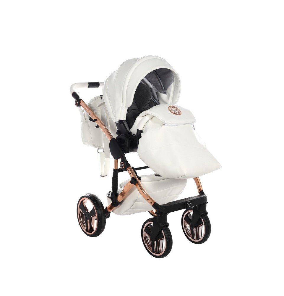 Universalus vežimėlis Junama HandCraft 2in1, White/Copper