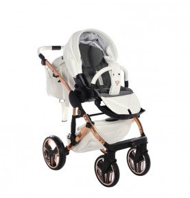 Universalus vežimėlis Junama HandCraft 2in1, White/Copper