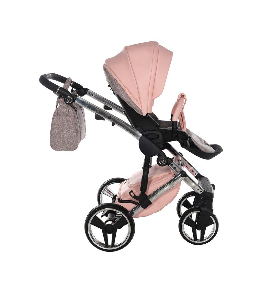 Universalus vežimėlis Junama HandCraft Glitter 2in1, Pink