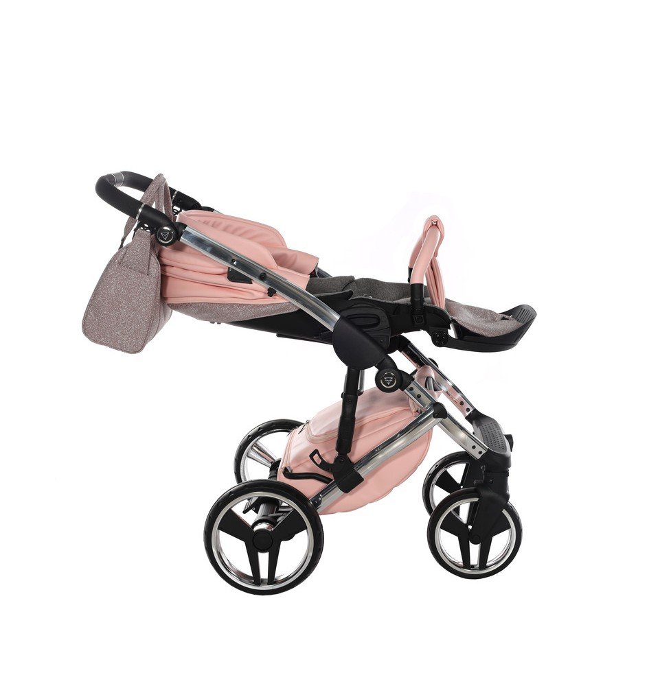 Universalus vežimėlis Junama HandCraft Glitter 2in1, Pink