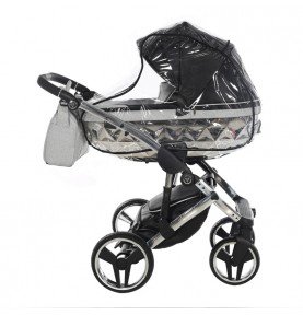 Universalus vežimėlis Junama HandCraft Glitter 2in1, Black