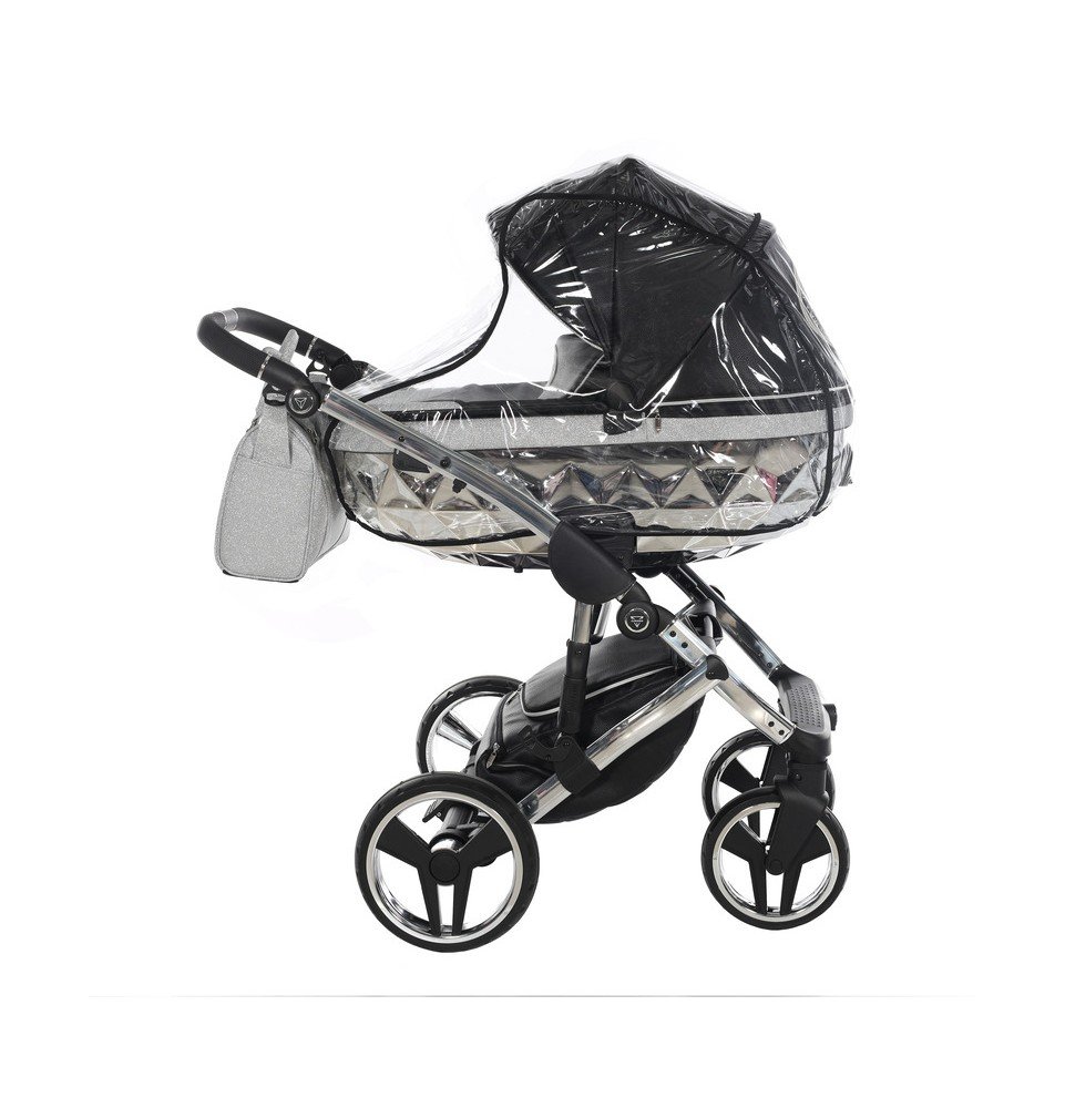 Universalus vežimėlis Junama HandCraft Glitter 2in1, Black
