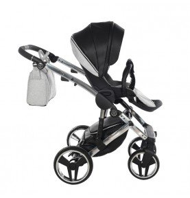 Universalus vežimėlis Junama HandCraft Glitter 2in1, Black