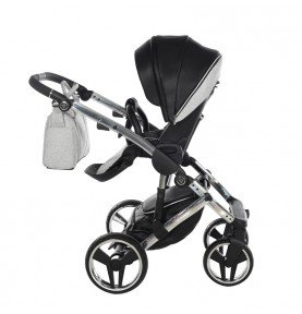 Universalus vežimėlis Junama HandCraft Glitter 2in1, Black