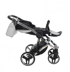 Universalus vežimėlis Junama HandCraft Glitter 2in1, Black