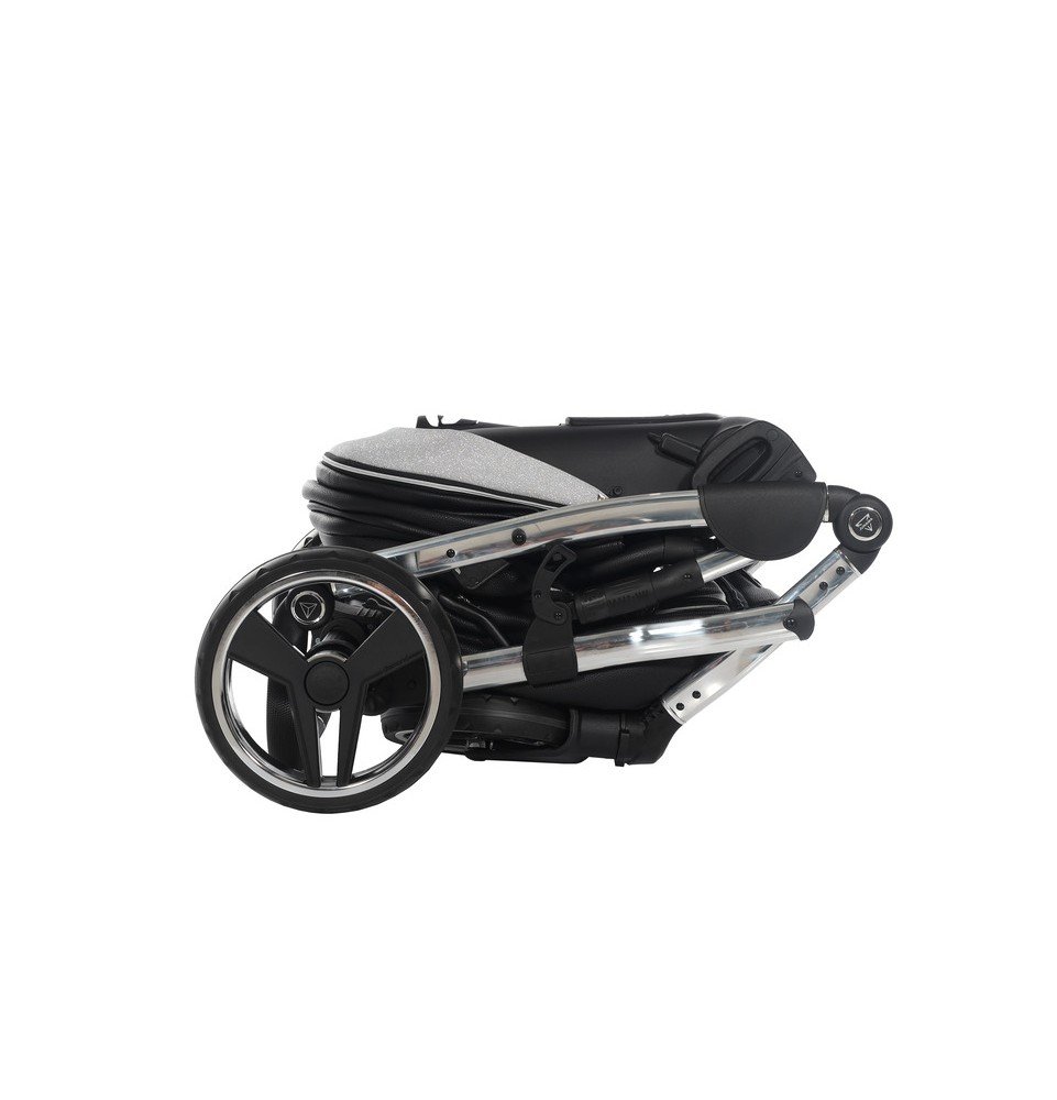 Universalus vežimėlis Junama HandCraft Glitter 2in1, Black