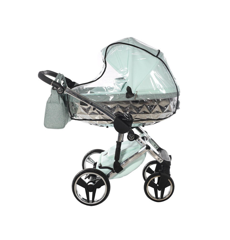 Universalus vežimėlis Junama HandCraft Glitter 2in1, Mint