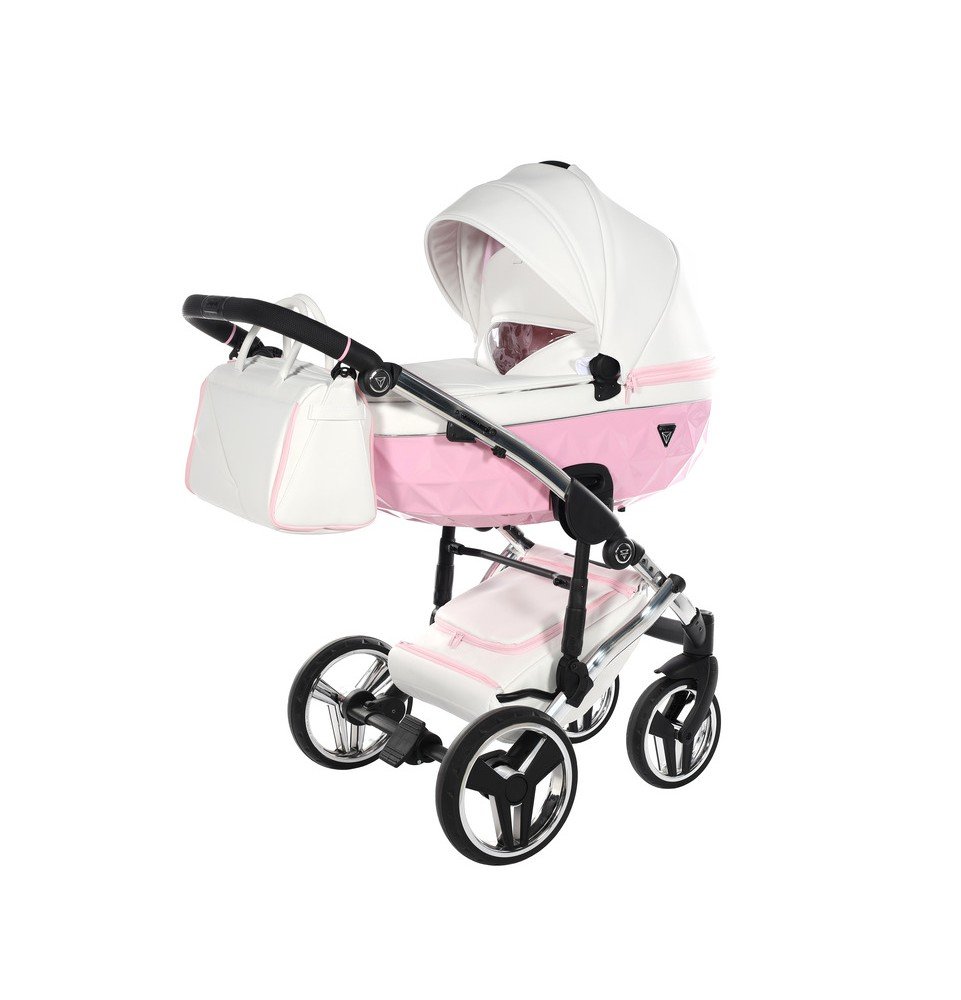 Universalus vežimėlis Junama Candy 3in1, Pink