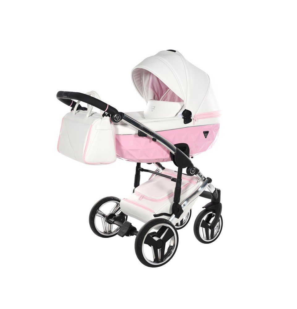 Universalus vežimėlis Junama Candy 3in1, Pink Universalus vežimėlis Junama Candy 3in1, Pink