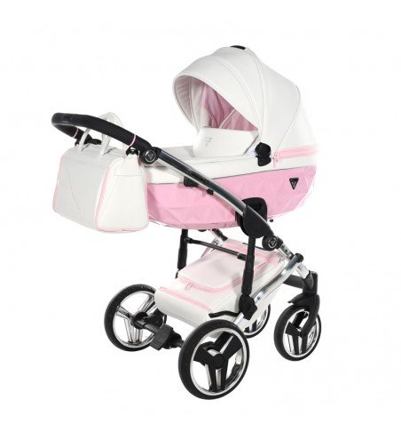 Universalus vežimėlis Junama Candy 3in1, Pink