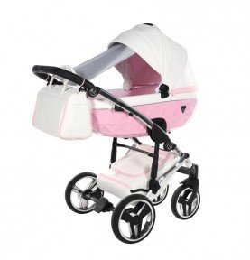 Universalus vežimėlis Junama Candy 3in1, Pink