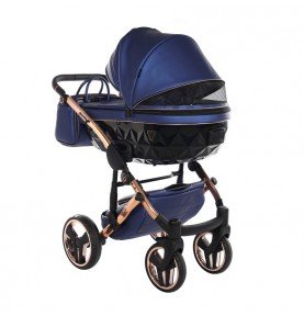 Universalus vežimėlis Junama Fluo V3 3in1, Blue