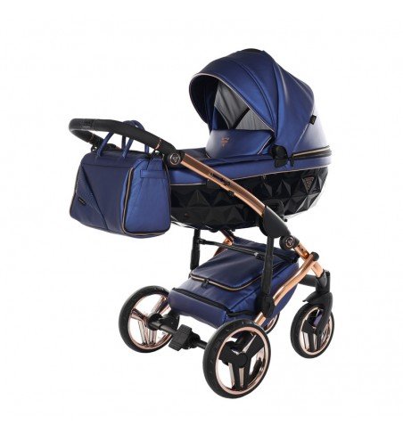 Universalus vežimėlis Junama Fluo V3 3in1, Blue