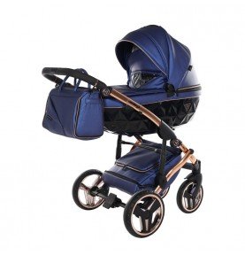 Universalus vežimėlis Junama Fluo V3 3in1, Blue
