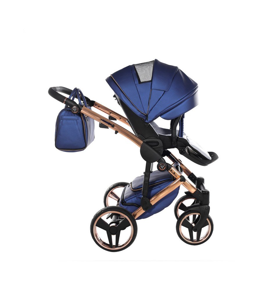 Universalus vežimėlis Junama Fluo V3 3in1, Blue
