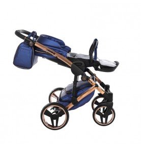 Universalus vežimėlis Junama Fluo V3 3in1, Blue