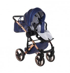 Universalus vežimėlis Junama Fluo V3 3in1, Blue