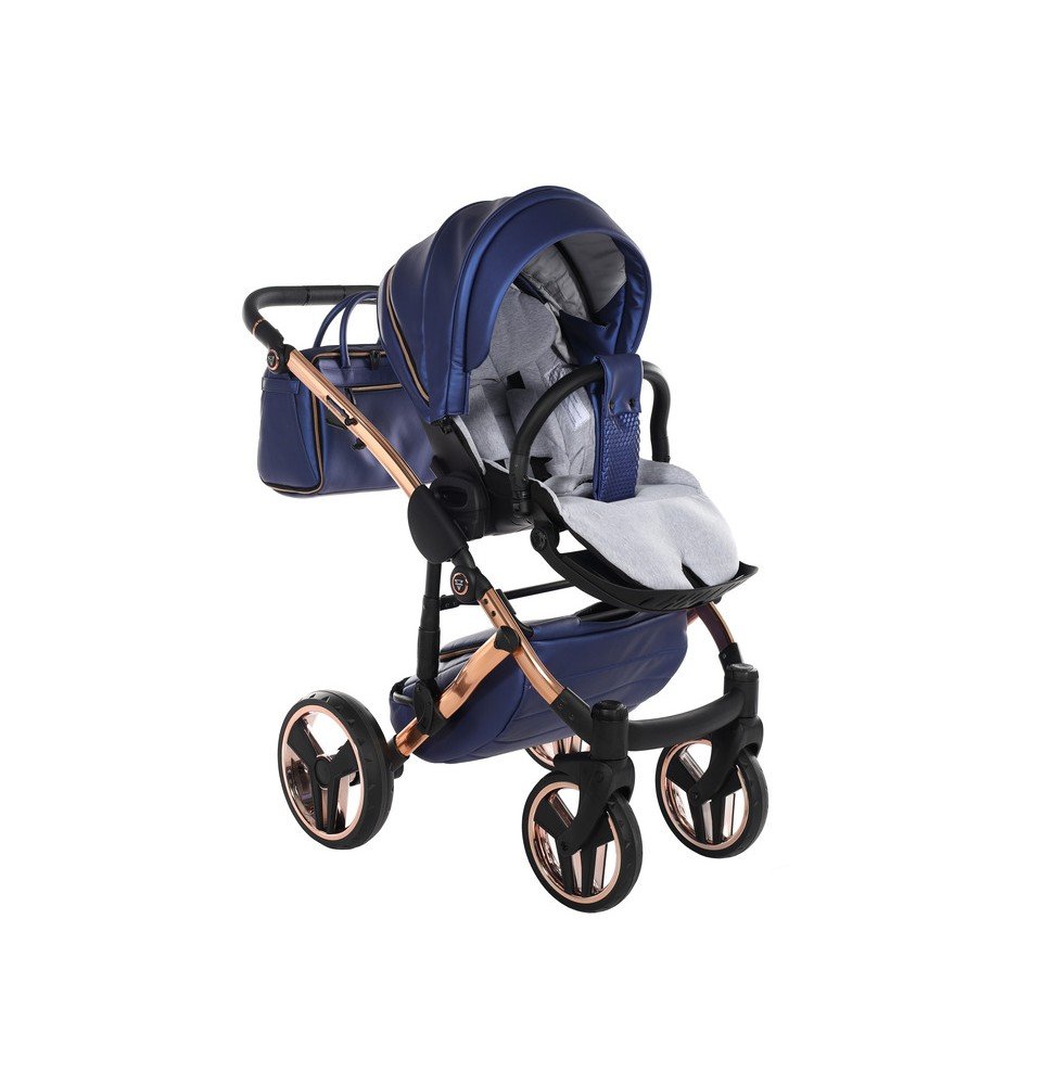 Universalus vežimėlis Junama Fluo V3 3in1, Blue
