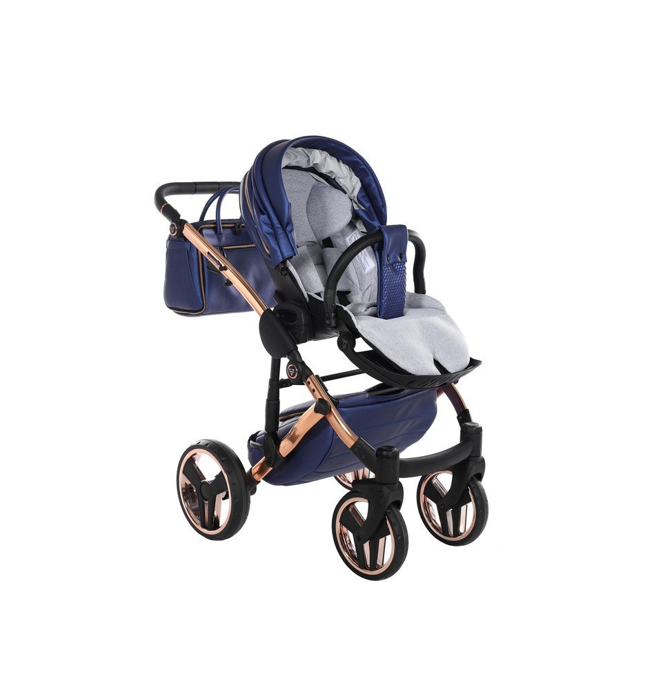 Universalus vežimėlis Junama Fluo V3 3in1, Blue