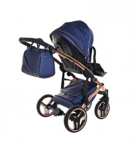 Universalus vežimėlis Junama Fluo V3 3in1, Blue