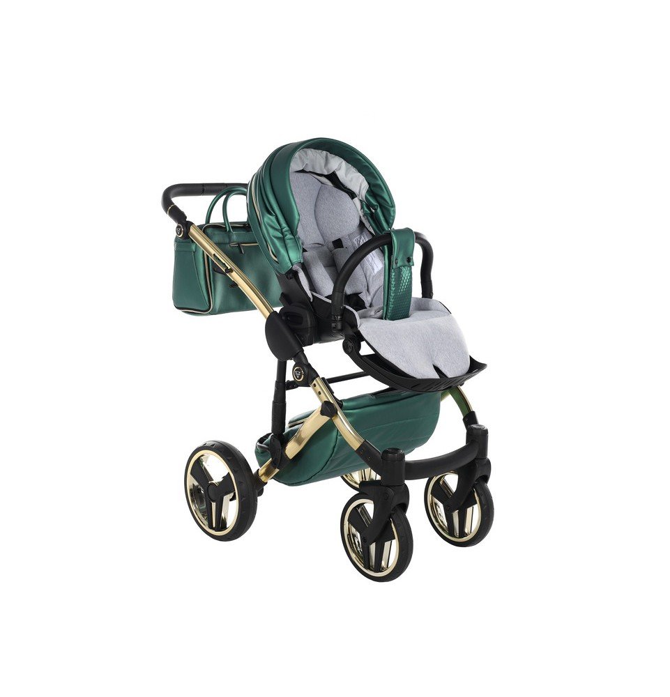 Universalus vežimėlis Junama Fluo V3 3in1, Green