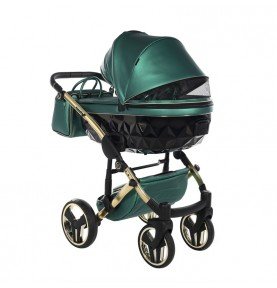 Universalus vežimėlis Junama Fluo V3 2in1, Green