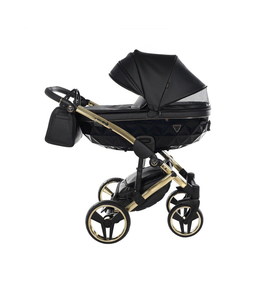 Universalus vežimėlis Junama Fluo V3 2in1, Black