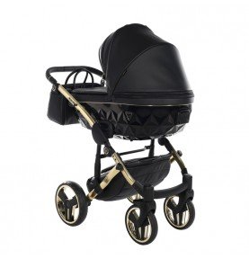 Universalus vežimėlis Junama Fluo V3 2in1, Black