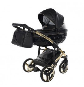 Universalus vežimėlis Junama Fluo V3 2in1, Black