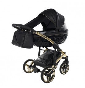 Universalus vežimėlis Junama Fluo V3 2in1, Black