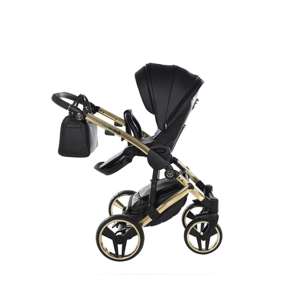 Universalus vežimėlis Junama Fluo V3 2in1, Black