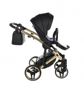 Universalus vežimėlis Junama Fluo V3 2in1, Black