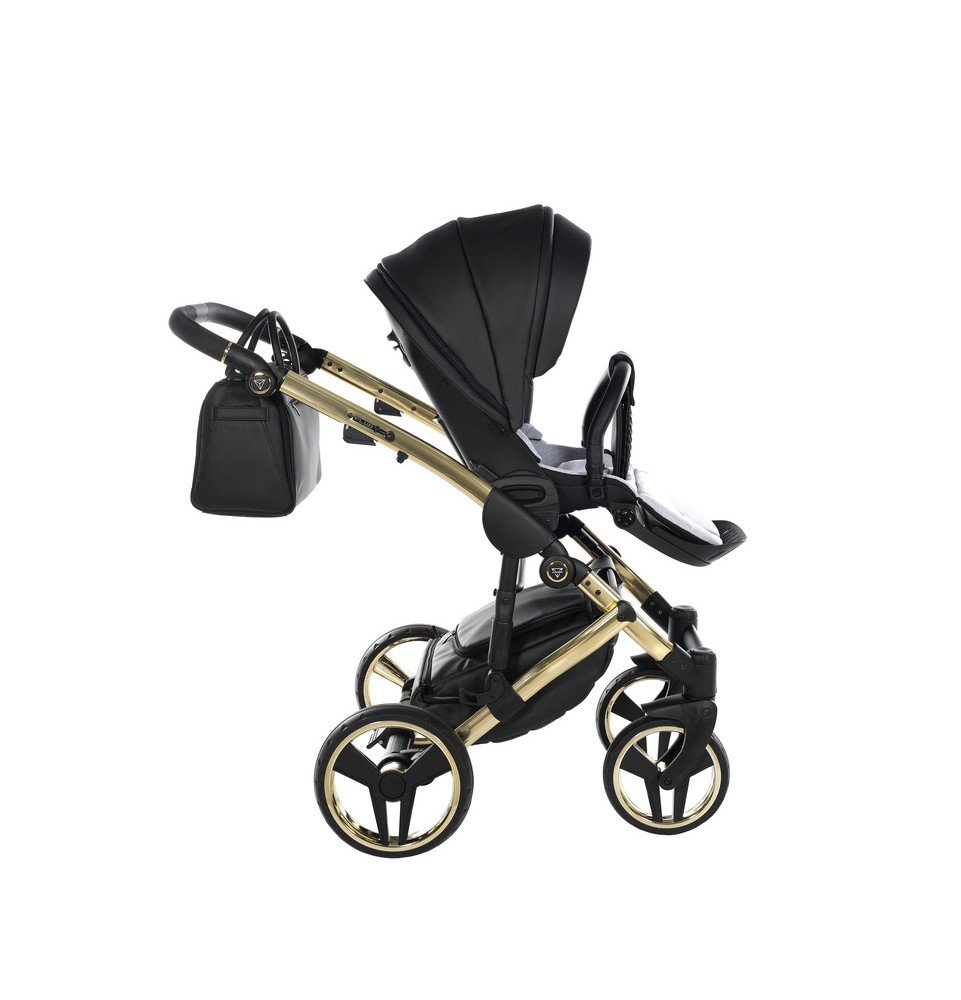 Universalus vežimėlis Junama Fluo V3 2in1, Black