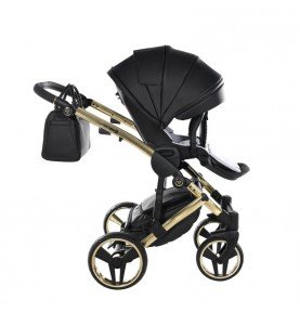 Universalus vežimėlis Junama Fluo V3 2in1, Black