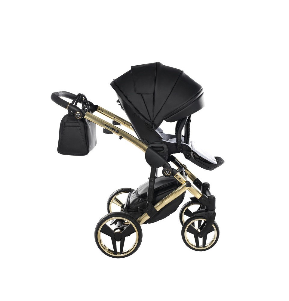 Universalus vežimėlis Junama Fluo V3 2in1, Black