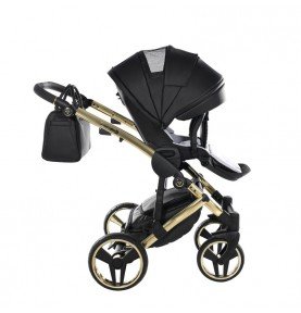 Universalus vežimėlis Junama Fluo V3 2in1, Black