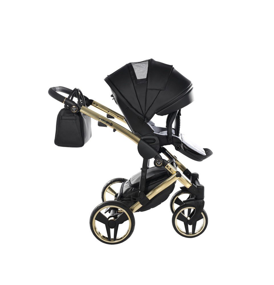 Universalus vežimėlis Junama Fluo V3 2in1, Black