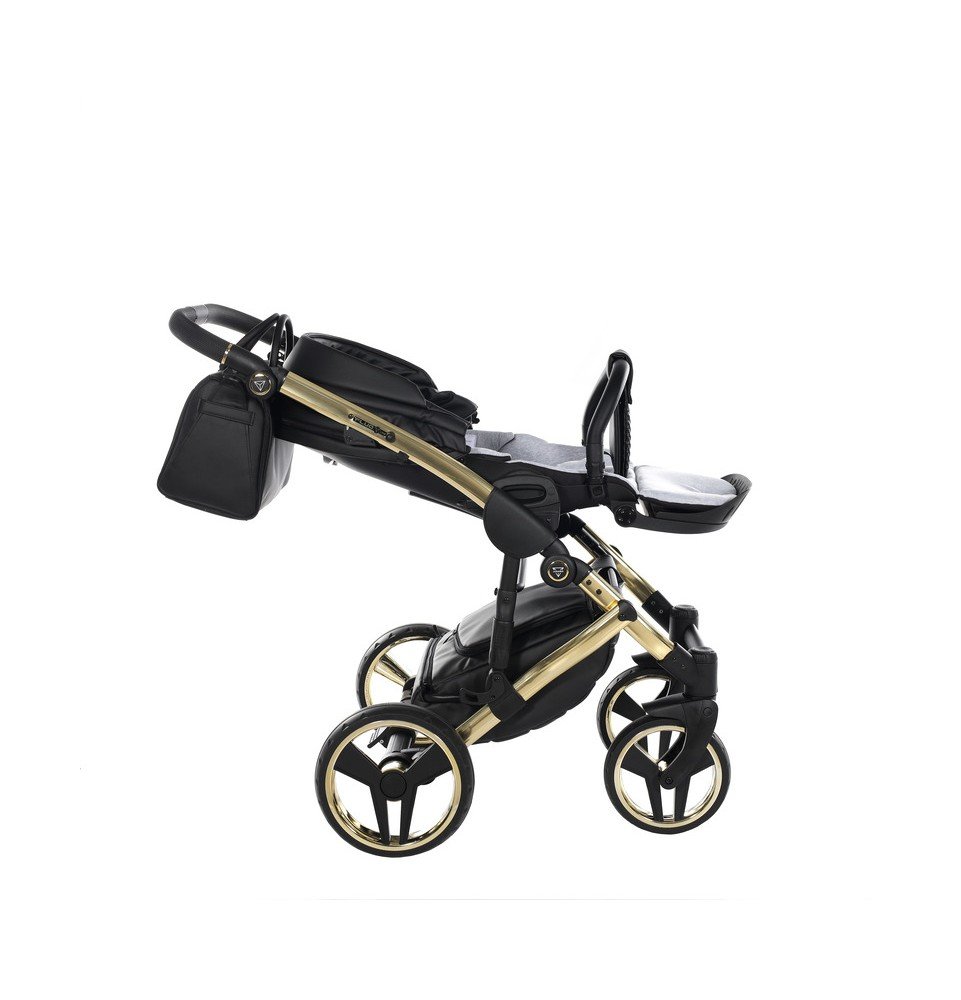 Universalus vežimėlis Junama Fluo V3 2in1, Black