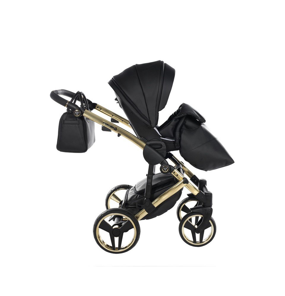 Universalus vežimėlis Junama Fluo V3 2in1, Black