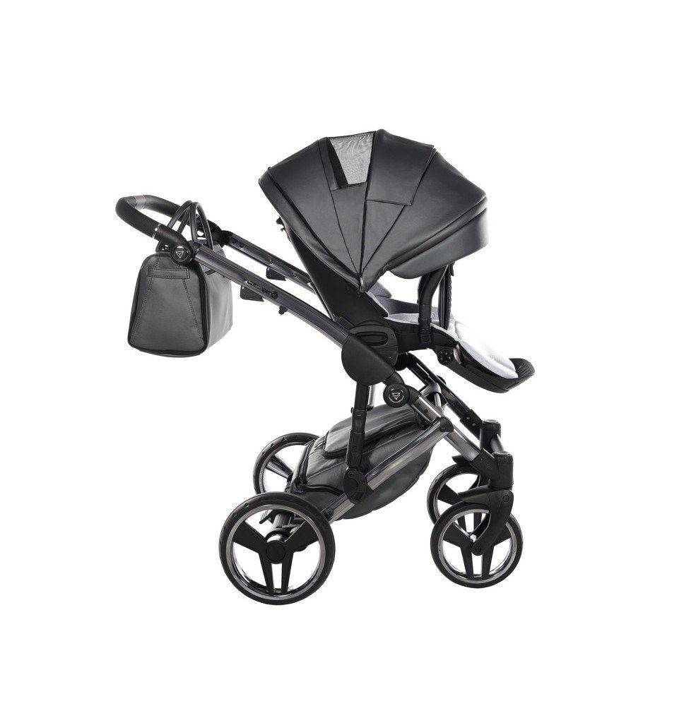 Universalus vežimėlis Junama Fluo V3 3in1, Grey
