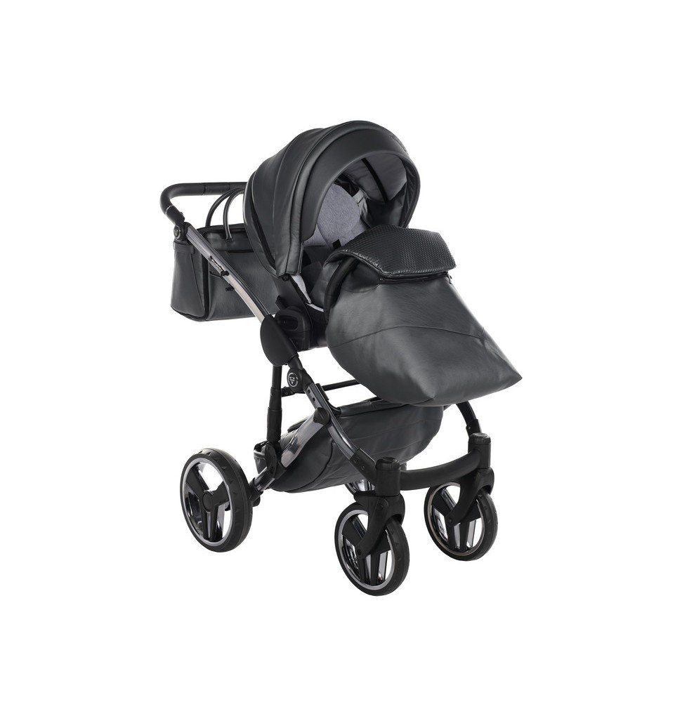 Universalus vežimėlis Junama Fluo V3 3in1, Grey